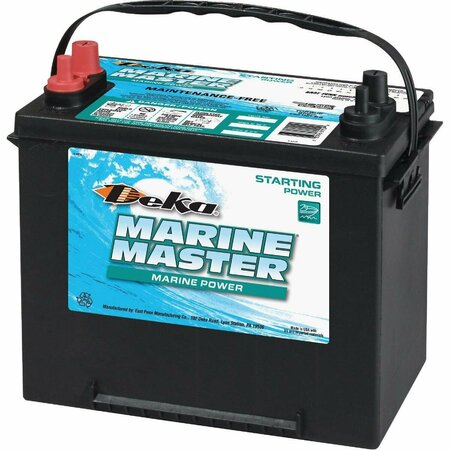 DEKA Marine Master 12-Volt 550 CCA Starting Marine/RV Battery, Left Front Positive Terminal 24M5